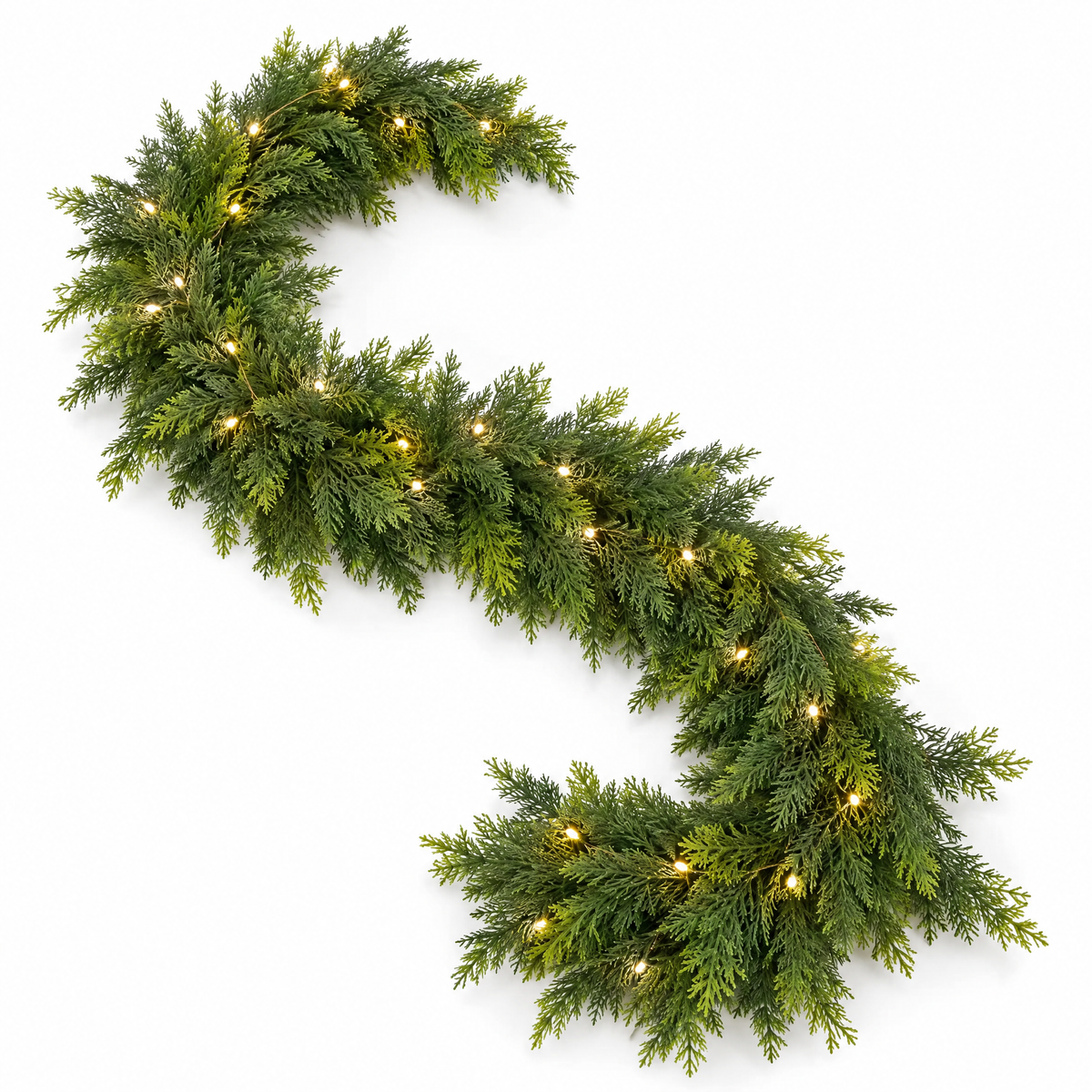 Evergleam pre-lit pine garland packshot