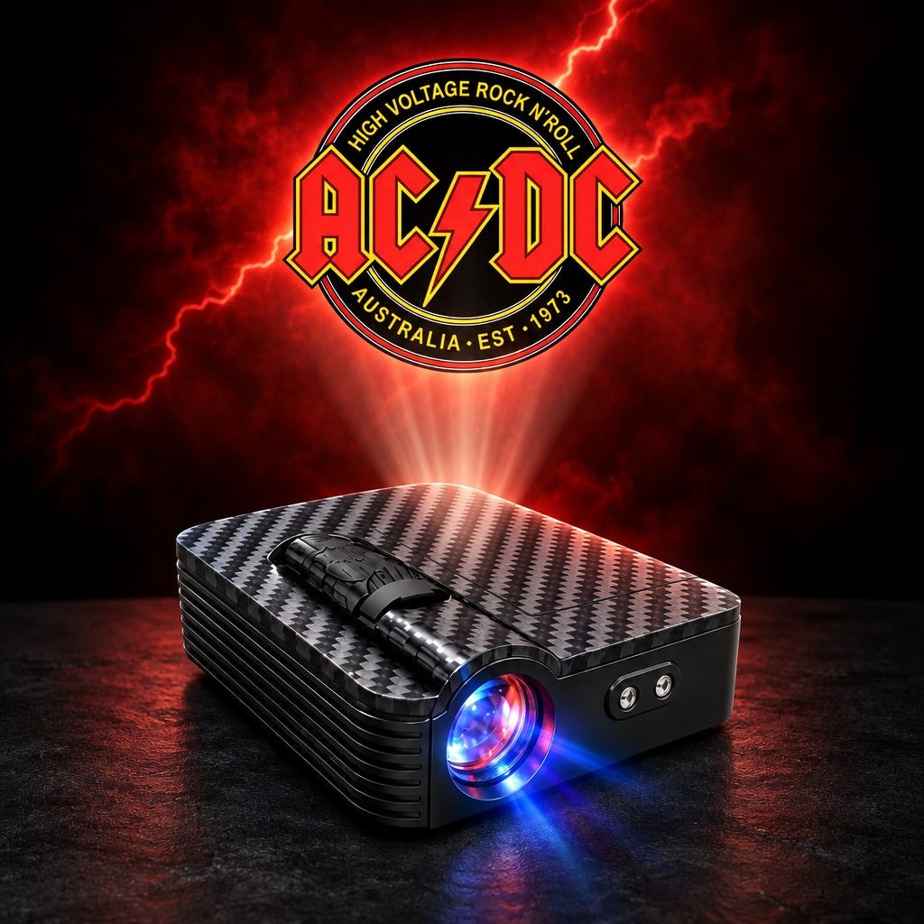 IronBeam car door projector — AC/DC