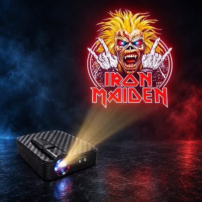 IronBeam car door projector — Iron Maiden