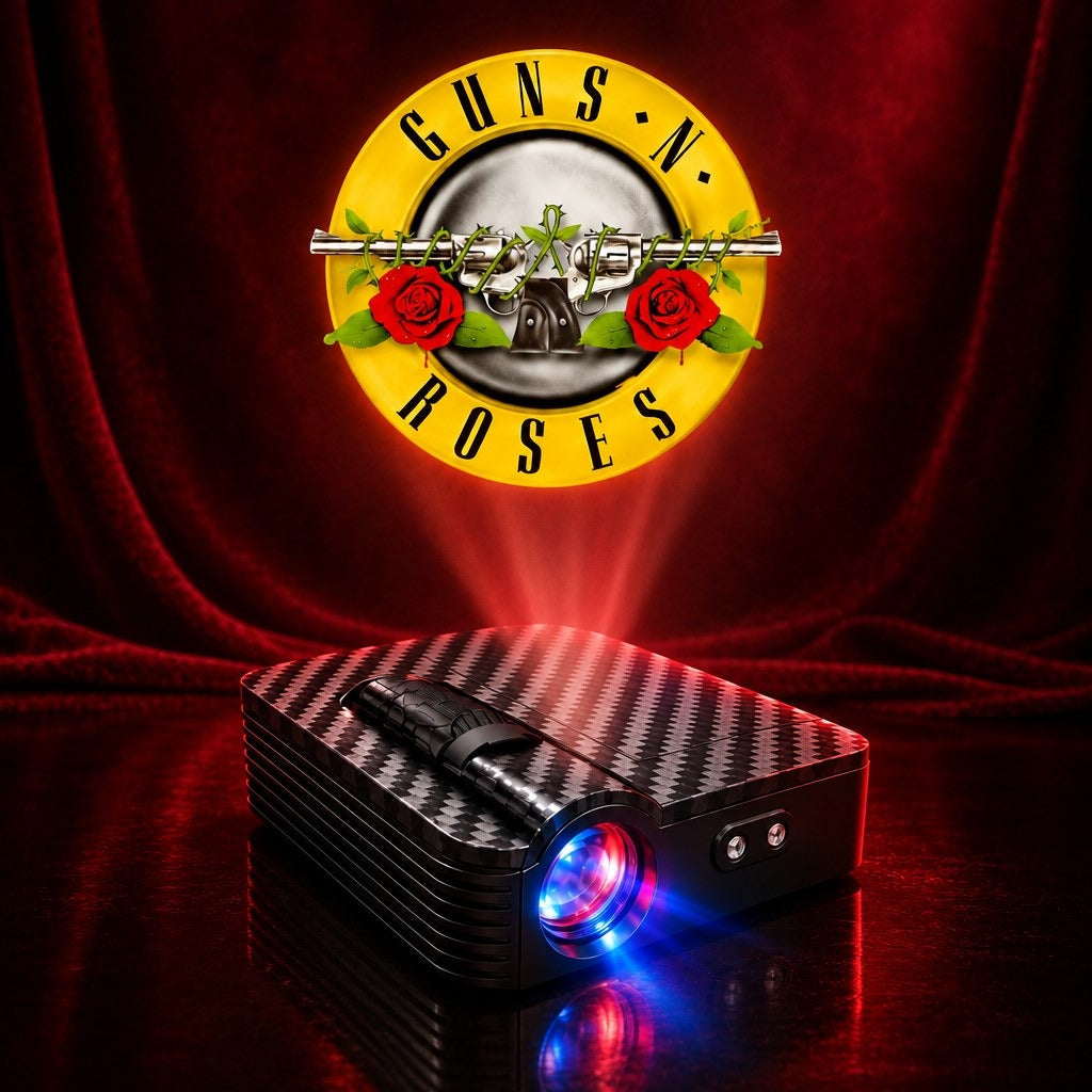 IronBeam car door projector — Guns & Roses